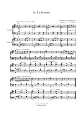 25 Études faciles et progressives. No.14 La Styrienne for 2 pianos