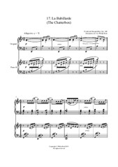 25 Études faciles et progressives. No.17 La Babillarde (The Chatterbox)