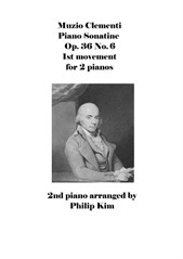 Muzio Clementi Piano Sonatine – 1st movement for 2 pianos